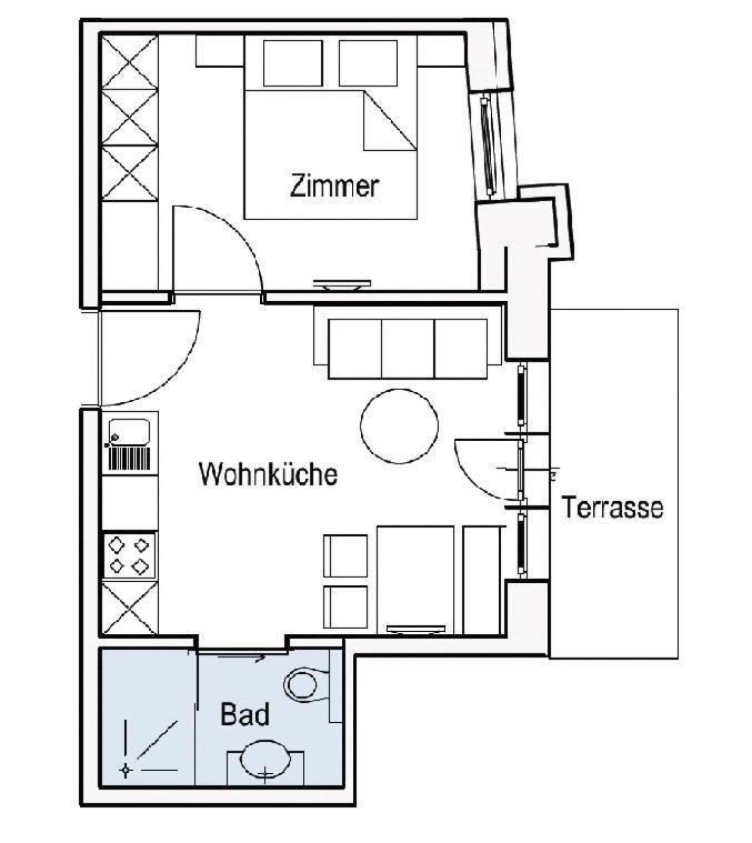 Apart- Hotel Sonnhof Royal 瑟弗浩斯 外观 照片